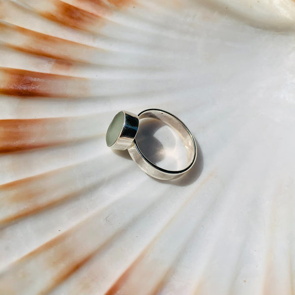Zeeglas Wit Ring
